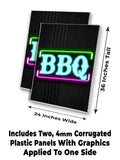 BBQ A-Frame Signs, Decals, or Panels