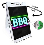 BBQ A-Frame Signs, Decals, or Panels