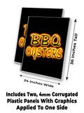 BBQ Oysters A-Frame Signs, Decals, or Panels