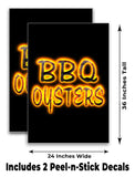 BBQ Oysters A-Frame Signs, Decals, or Panels