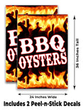 BBQ Oysters A-Frame Signs, Decals, or Panels