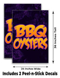 BBQ Oysters A-Frame Signs, Decals, or Panels