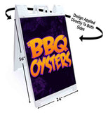 BBQ Oysters A-Frame Signs, Decals, or Panels