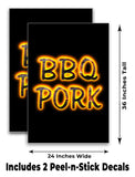 BBQ Pork A-Frame Signs, Decals, or Panels