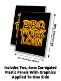 BBQ Pork Loin A-Frame Signs, Decals, or Panels