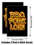BBQ Pork Loin A-Frame Signs, Decals, or Panels