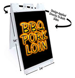 BBQ Pork Loin A-Frame Signs, Decals, or Panels