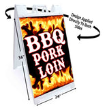BBQ Pork Loin A-Frame Signs, Decals, or Panels