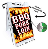 BBQ Pork Loin A-Frame Signs, Decals, or Panels