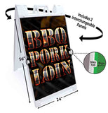 BBQ Pork Loin A-Frame Signs, Decals, or Panels