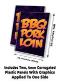BBQ Pork Loin A-Frame Signs, Decals, or Panels