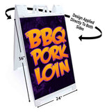 BBQ Pork Loin A-Frame Signs, Decals, or Panels