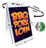 BBQ Pork Loin A-Frame Signs, Decals, or Panels