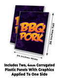 BBQ Pork A-Frame Signs, Decals, or Panels