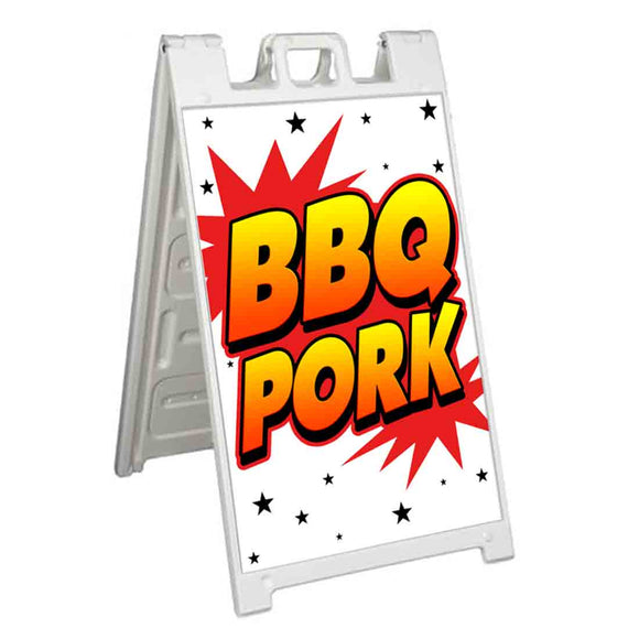 BBQ Pork A-Frame Signs, Decals, or Panels