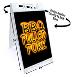BBQ Pulled Pork A-Frame Signs, Decals, or Panels