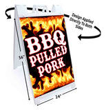 BBQ Pulled Pork A-Frame Signs, Decals, or Panels