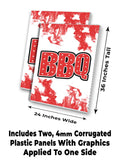 BBQ A-Frame Signs, Decals, or Panels