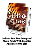 BBQ Ribs A-Frame Signs, Decals, or Panels