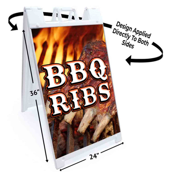 BBQ Ribs A-Frame Signs, Decals, or Panels