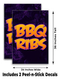 BBQ Ribs A-Frame Signs, Decals, or Panels