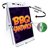BBQ Sandwich A-Frame Signs, Decals, or Panels