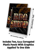 BBQ Shrimp A-Frame Signs, Decals, or Panels