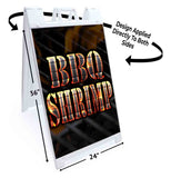 BBQ Shrimp A-Frame Signs, Decals, or Panels