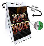 BBQ Shrimp A-Frame Signs, Decals, or Panels
