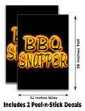 BBQ Snapper A-Frame Signs, Decals, or Panels