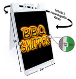 BBQ Snapper A-Frame Signs, Decals, or Panels