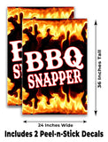 BBQ Snapper A-Frame Signs, Decals, or Panels