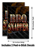 BBQ Snapper A-Frame Signs, Decals, or Panels