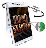 BBQ Snapper A-Frame Signs, Decals, or Panels