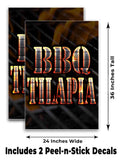 BBQ Tilapia A-Frame Signs, Decals, or Panels