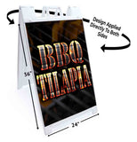 BBQ Tilapia A-Frame Signs, Decals, or Panels