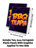 BBQ Tilapia A-Frame Signs, Decals, or Panels