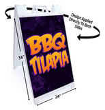 BBQ Tilapia A-Frame Signs, Decals, or Panels