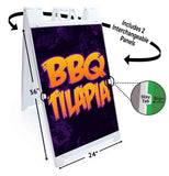 BBQ Tilapia A-Frame Signs, Decals, or Panels