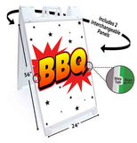 BBQ  A-Frame Signs, Decals, or Panels