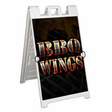 BBQ Wings A-Frame Signs, Decals, or Panels