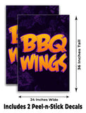 BBQ Wings A-Frame Signs, Decals, or Panels