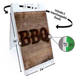 BBQ A-Frame Signs, Decals, or Panels