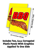 BBQ A-Frame Signs, Decals, or Panels