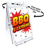 BBQ Catering A-Frame Signs, Decals, or Panels