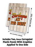 BBQ at it's Best A-Frame Signs, Decals, or Panels