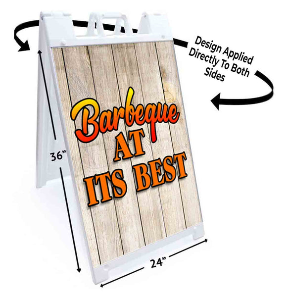 BBQ at it's Best A-Frame Signs, Decals, or Panels