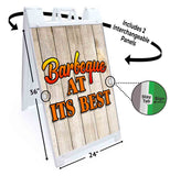 BBQ at it's Best A-Frame Signs, Decals, or Panels