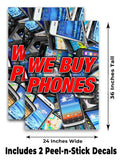 We Buy Phones A-Frame Signs, Decals, or Panels