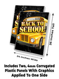 Back To School A-Frame Signs, Decals, or Panels